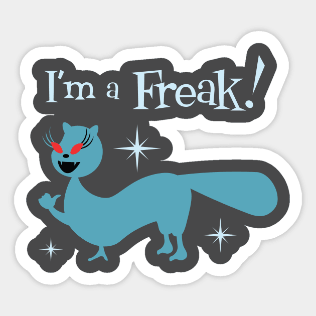 Gef the Talking Mongoose Sticker by The Constant Podcast